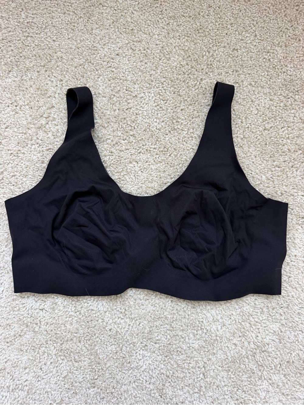 Knix Seamless Black Comfort Bra - XL